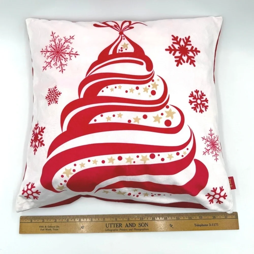 HPUK Christmas Tree Santa Merry Christmas Happy New Year‎ Pillow Cover Case Set
